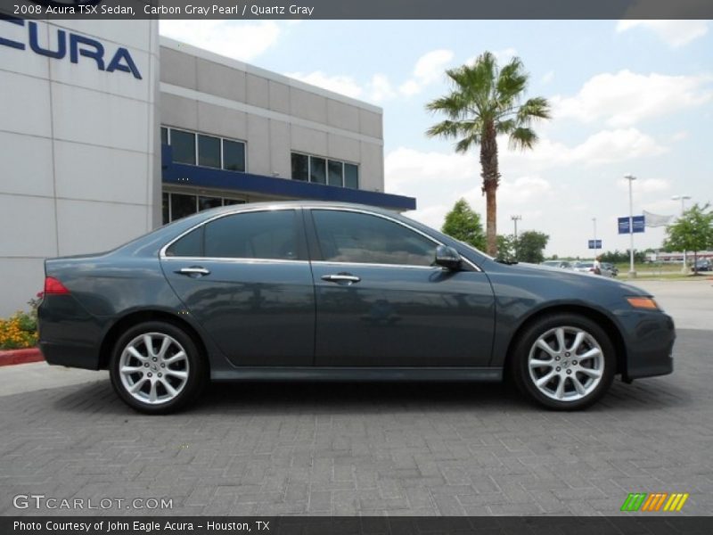 Carbon Gray Pearl / Quartz Gray 2008 Acura TSX Sedan