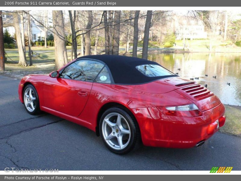 Guards Red / Sand Beige 2006 Porsche 911 Carrera Cabriolet