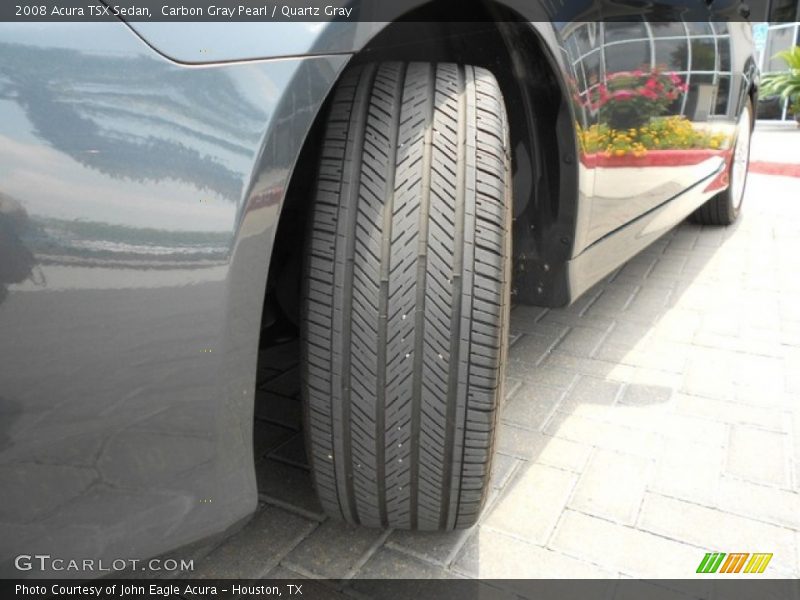 Carbon Gray Pearl / Quartz Gray 2008 Acura TSX Sedan