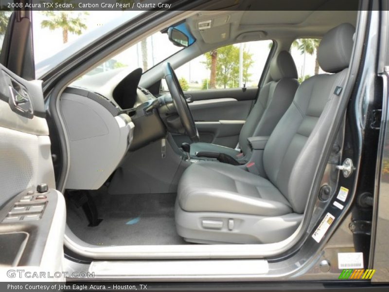 Carbon Gray Pearl / Quartz Gray 2008 Acura TSX Sedan