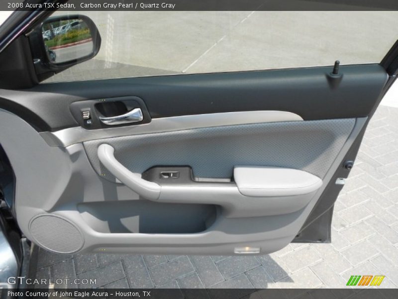 Carbon Gray Pearl / Quartz Gray 2008 Acura TSX Sedan