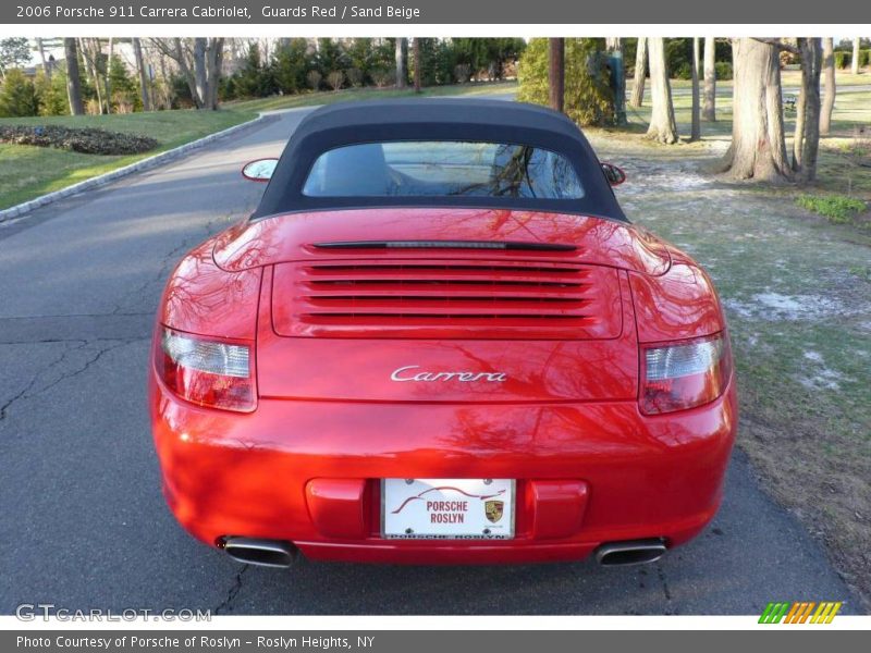 Guards Red / Sand Beige 2006 Porsche 911 Carrera Cabriolet
