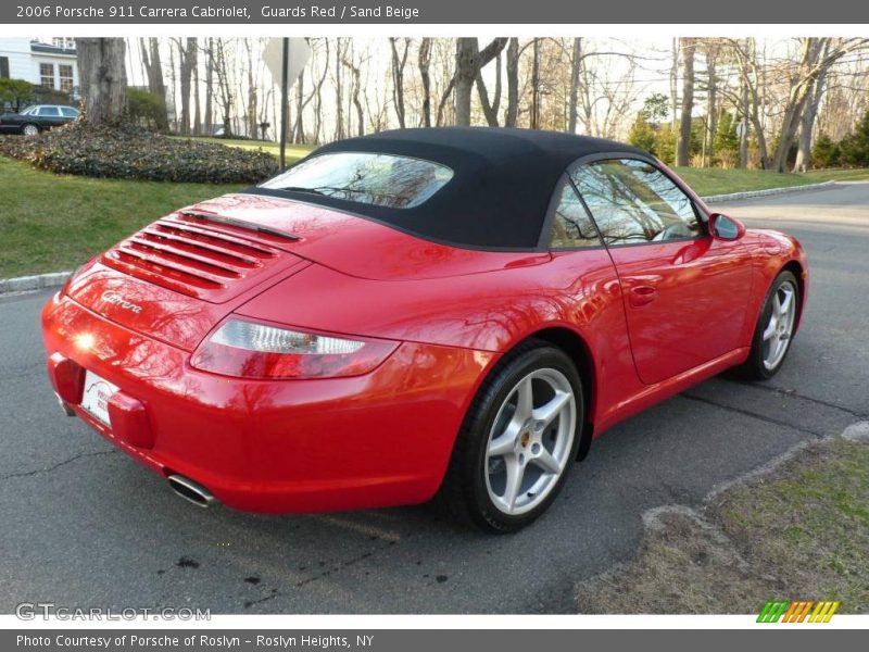 Guards Red / Sand Beige 2006 Porsche 911 Carrera Cabriolet