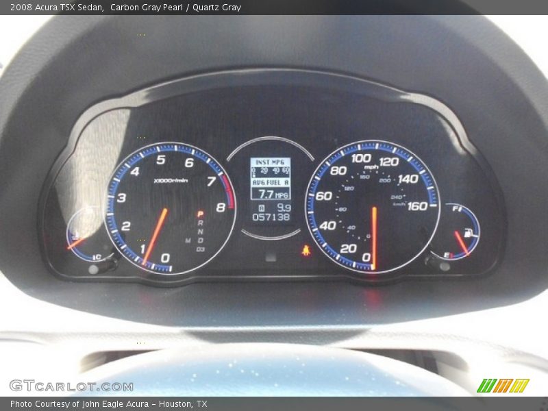 Carbon Gray Pearl / Quartz Gray 2008 Acura TSX Sedan