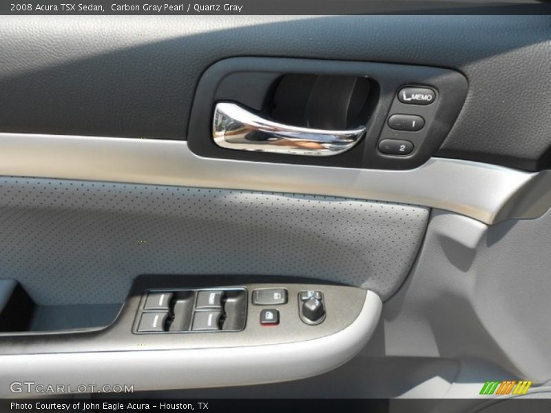 Carbon Gray Pearl / Quartz Gray 2008 Acura TSX Sedan