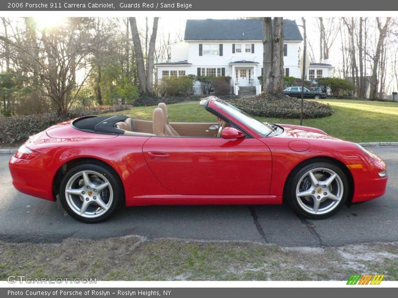 Guards Red / Sand Beige 2006 Porsche 911 Carrera Cabriolet