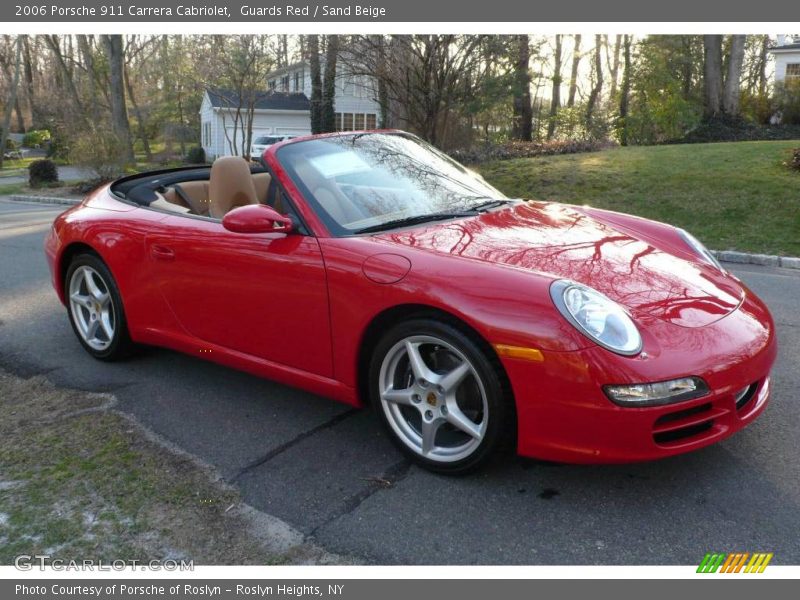 Guards Red / Sand Beige 2006 Porsche 911 Carrera Cabriolet