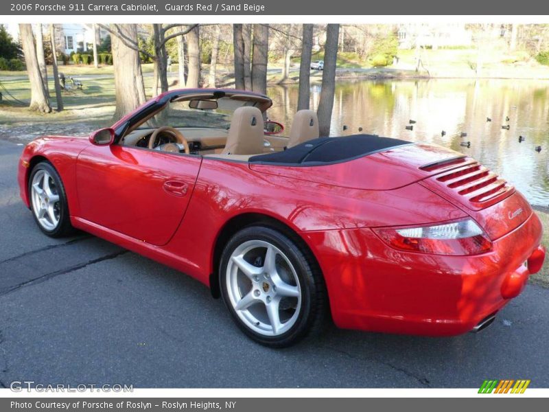 Guards Red / Sand Beige 2006 Porsche 911 Carrera Cabriolet