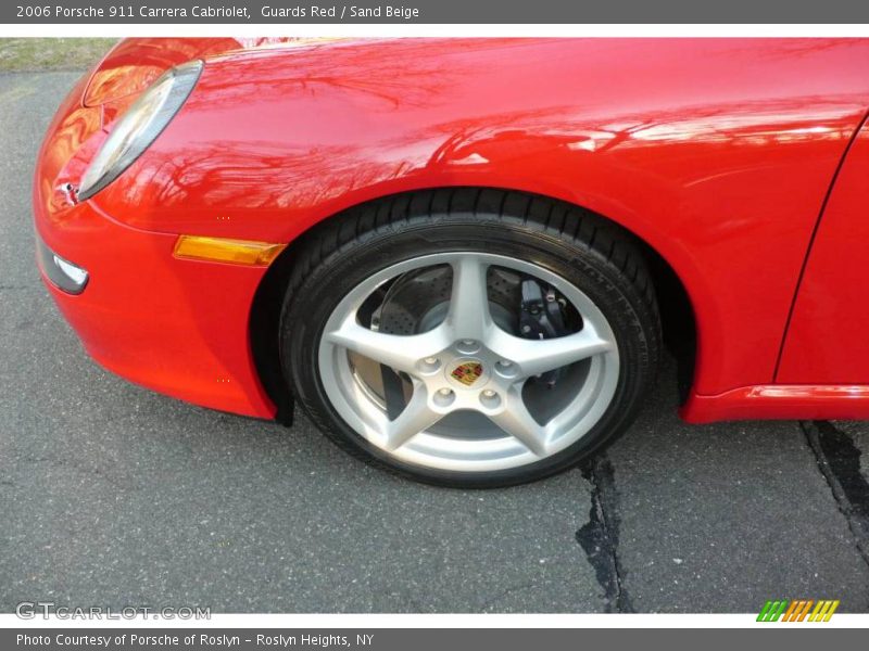 Guards Red / Sand Beige 2006 Porsche 911 Carrera Cabriolet