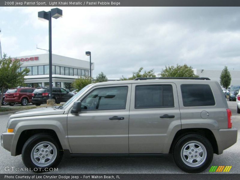 Light Khaki Metallic / Pastel Pebble Beige 2008 Jeep Patriot Sport