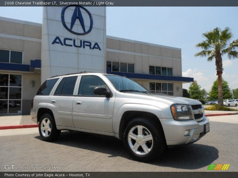 Silverstone Metallic / Light Gray 2008 Chevrolet TrailBlazer LT