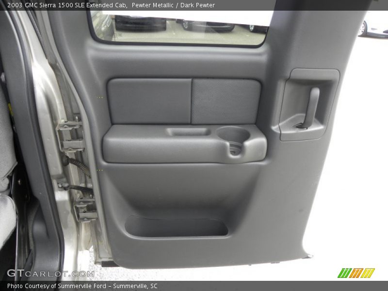 Pewter Metallic / Dark Pewter 2003 GMC Sierra 1500 SLE Extended Cab