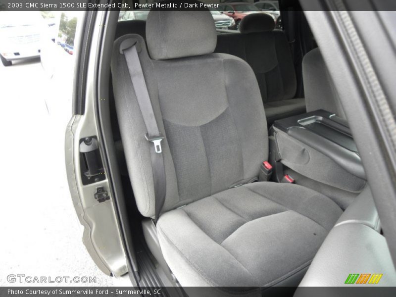 Pewter Metallic / Dark Pewter 2003 GMC Sierra 1500 SLE Extended Cab