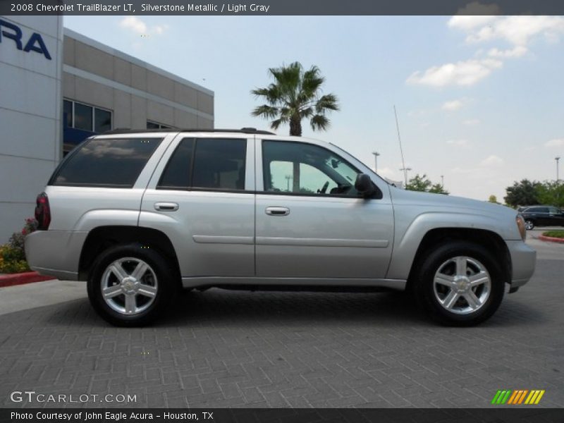 Silverstone Metallic / Light Gray 2008 Chevrolet TrailBlazer LT