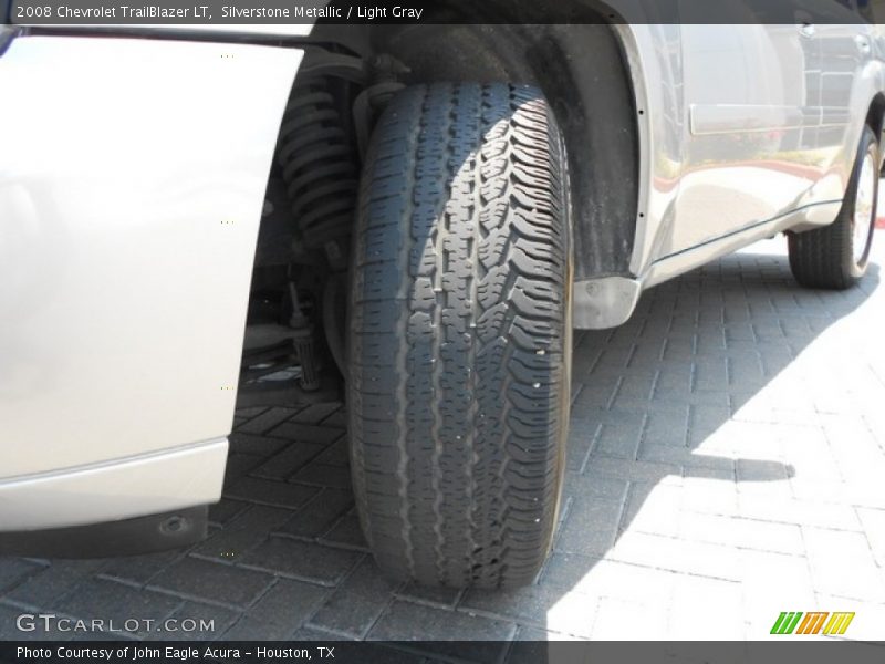 Silverstone Metallic / Light Gray 2008 Chevrolet TrailBlazer LT