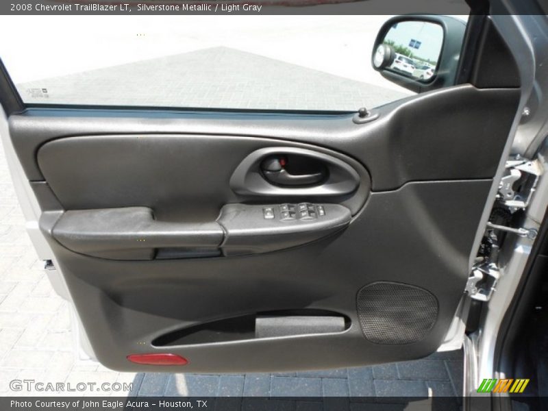 Silverstone Metallic / Light Gray 2008 Chevrolet TrailBlazer LT
