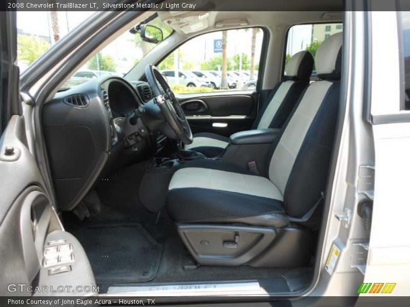 Silverstone Metallic / Light Gray 2008 Chevrolet TrailBlazer LT