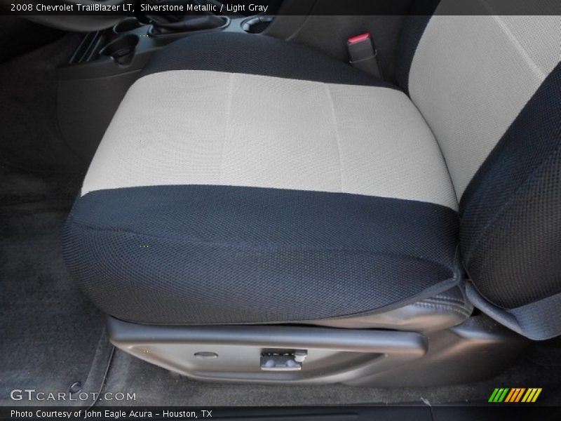 Silverstone Metallic / Light Gray 2008 Chevrolet TrailBlazer LT