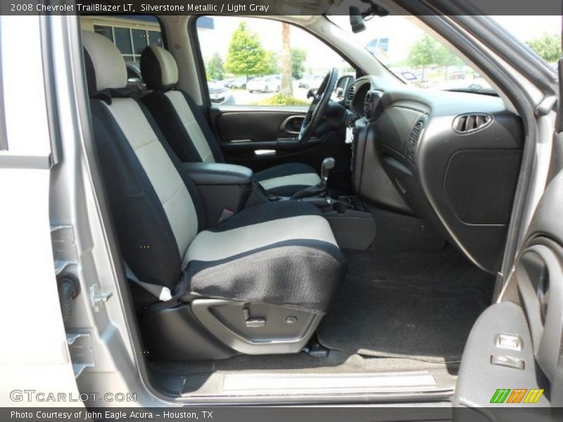 Silverstone Metallic / Light Gray 2008 Chevrolet TrailBlazer LT