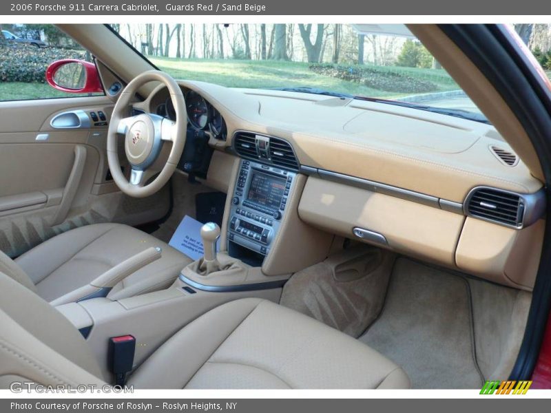 Guards Red / Sand Beige 2006 Porsche 911 Carrera Cabriolet