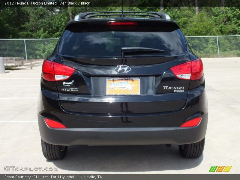 Ash Black / Black 2012 Hyundai Tucson Limited