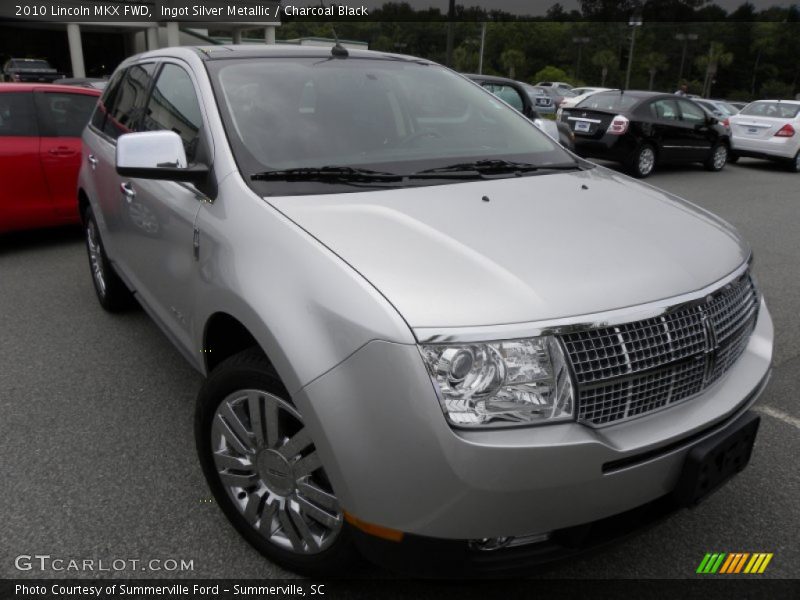 Ingot Silver Metallic / Charcoal Black 2010 Lincoln MKX FWD