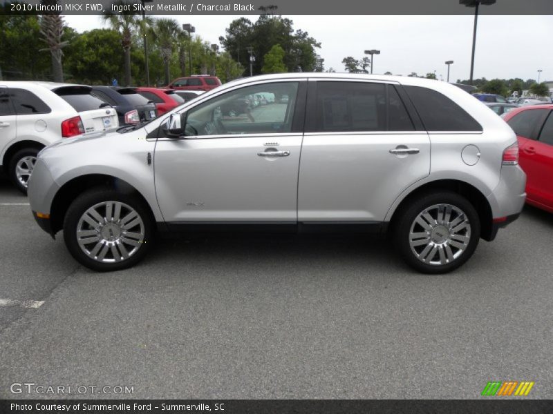 Ingot Silver Metallic / Charcoal Black 2010 Lincoln MKX FWD