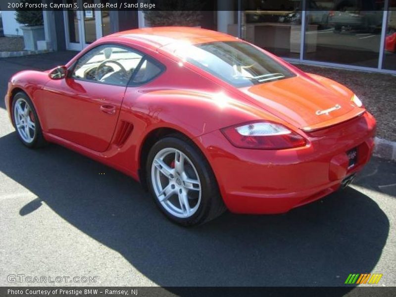 Guards Red / Sand Beige 2006 Porsche Cayman S