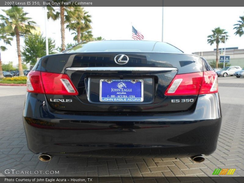 Blue Onyx Pearl / Cashmere 2007 Lexus ES 350