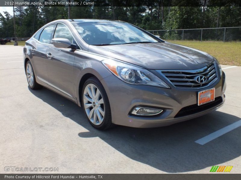 Bronze Mist Metallic / Camel 2012 Hyundai Azera