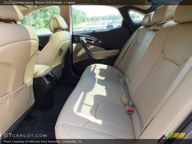 Rear Seat of 2012 Azera 