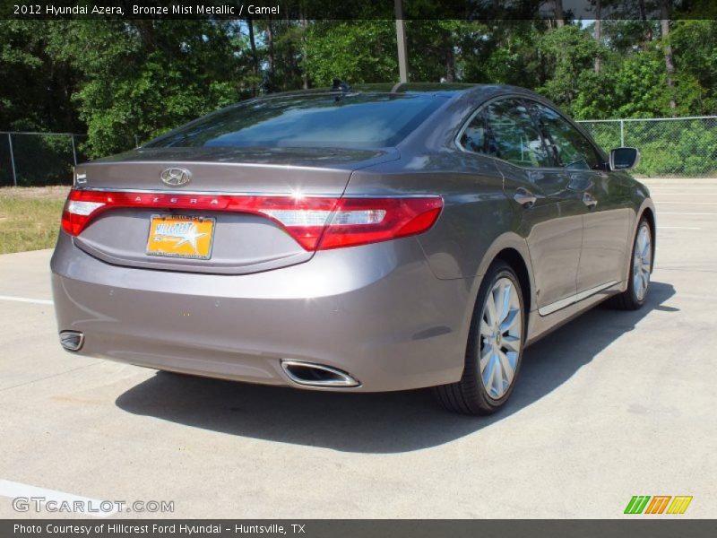 Bronze Mist Metallic / Camel 2012 Hyundai Azera