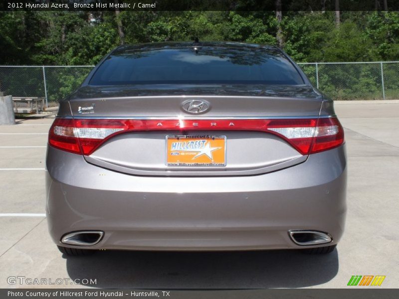Bronze Mist Metallic / Camel 2012 Hyundai Azera