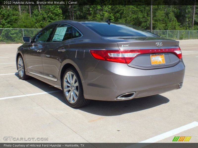 Bronze Mist Metallic / Camel 2012 Hyundai Azera