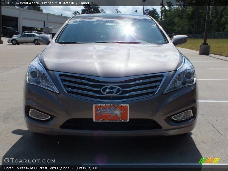 Bronze Mist Metallic / Camel 2012 Hyundai Azera