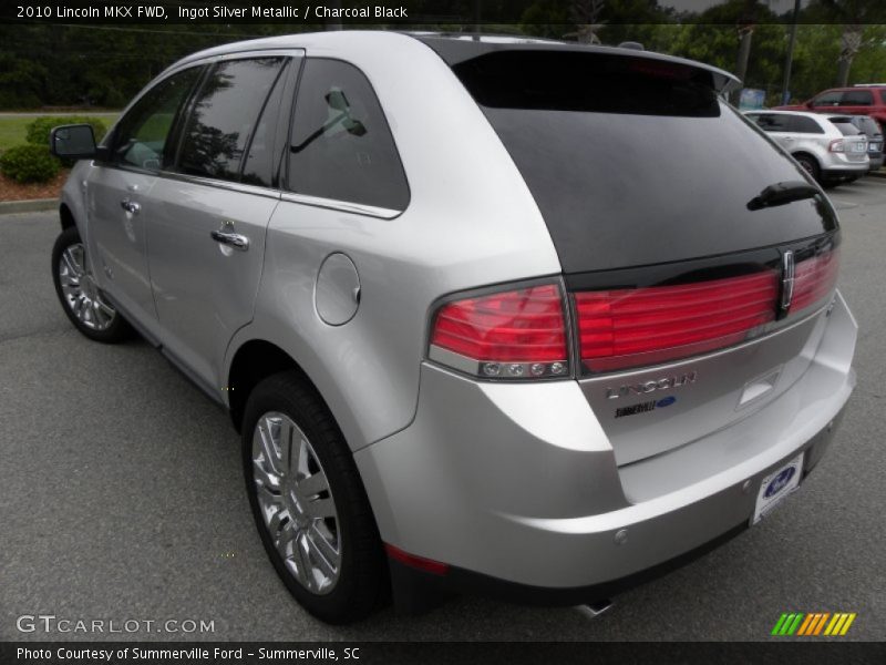 Ingot Silver Metallic / Charcoal Black 2010 Lincoln MKX FWD