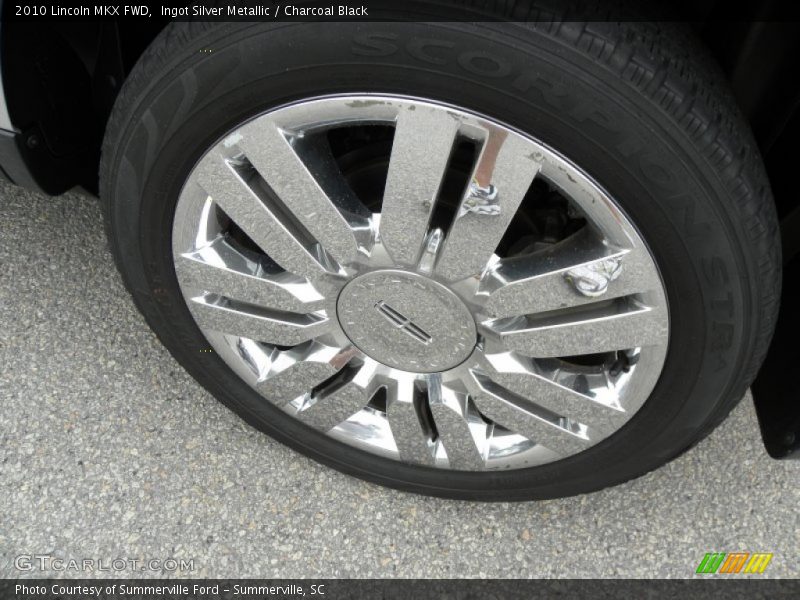 Ingot Silver Metallic / Charcoal Black 2010 Lincoln MKX FWD