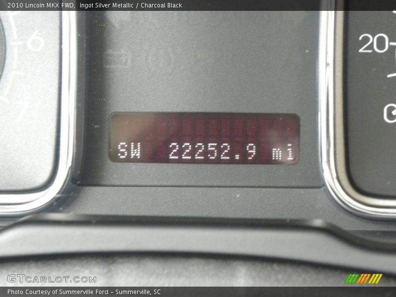 Ingot Silver Metallic / Charcoal Black 2010 Lincoln MKX FWD