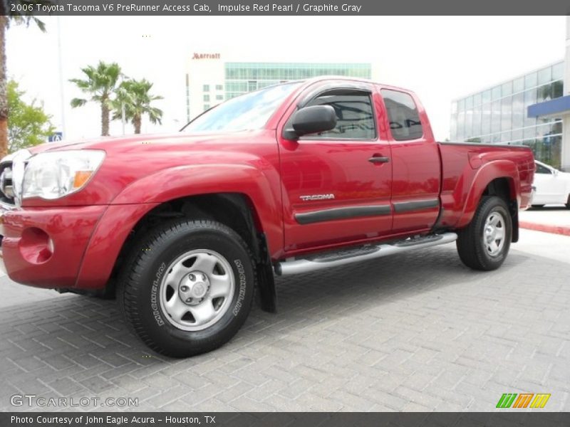 Impulse Red Pearl / Graphite Gray 2006 Toyota Tacoma V6 PreRunner Access Cab