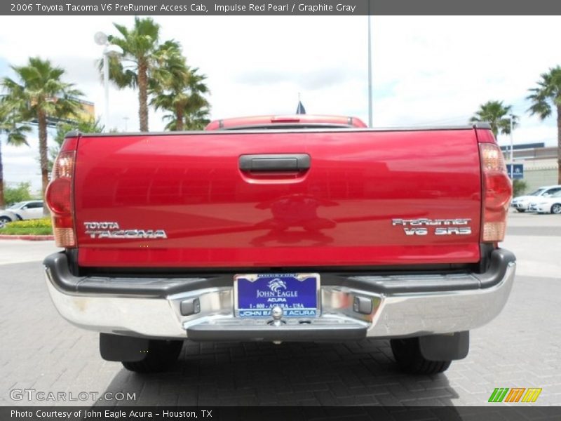 Impulse Red Pearl / Graphite Gray 2006 Toyota Tacoma V6 PreRunner Access Cab