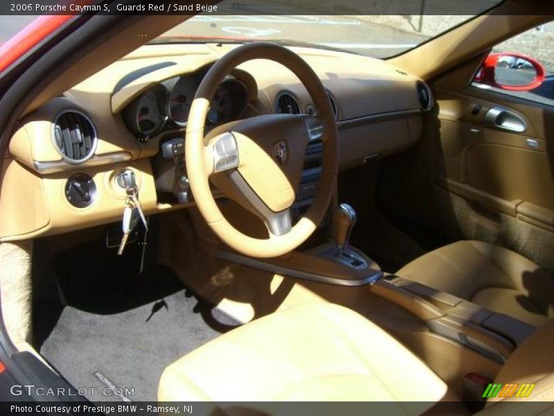 Guards Red / Sand Beige 2006 Porsche Cayman S