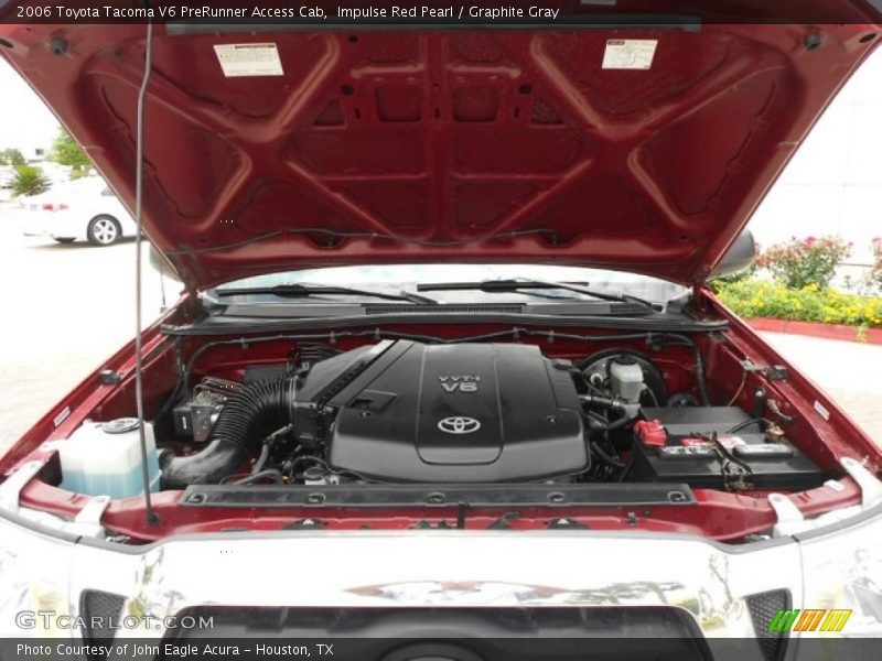 Impulse Red Pearl / Graphite Gray 2006 Toyota Tacoma V6 PreRunner Access Cab