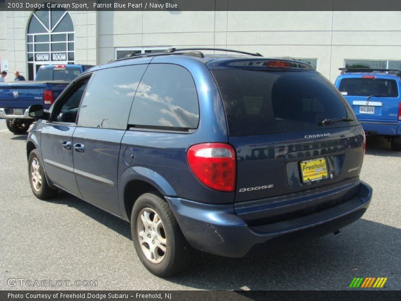 Patriot Blue Pearl / Navy Blue 2003 Dodge Caravan Sport