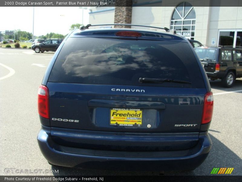 Patriot Blue Pearl / Navy Blue 2003 Dodge Caravan Sport