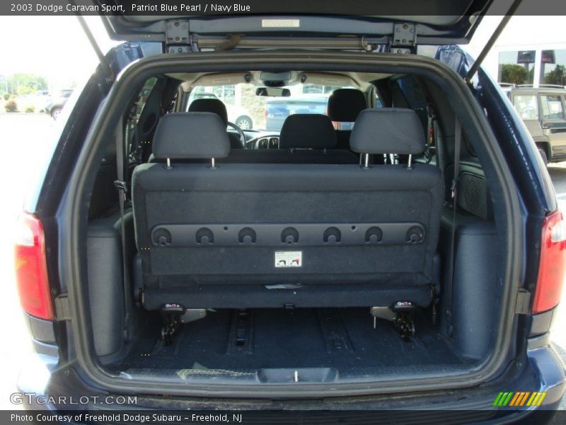 Patriot Blue Pearl / Navy Blue 2003 Dodge Caravan Sport