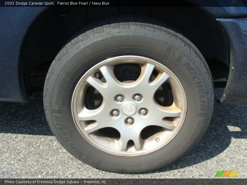 Patriot Blue Pearl / Navy Blue 2003 Dodge Caravan Sport
