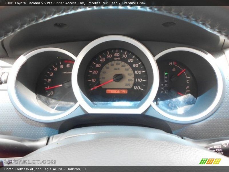 Impulse Red Pearl / Graphite Gray 2006 Toyota Tacoma V6 PreRunner Access Cab