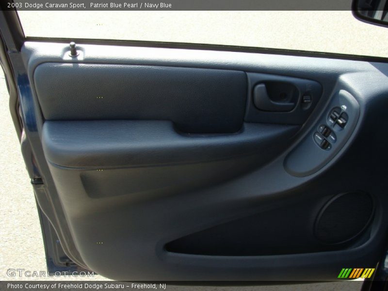 Patriot Blue Pearl / Navy Blue 2003 Dodge Caravan Sport