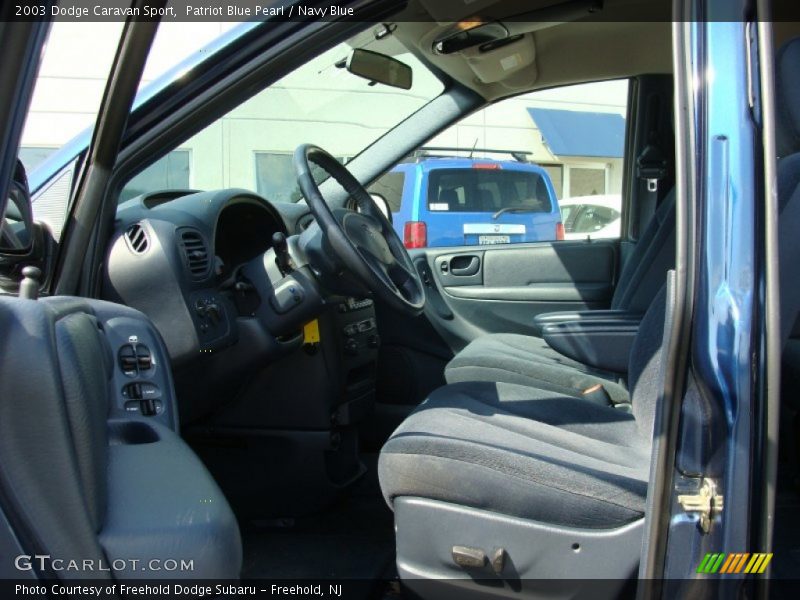 Patriot Blue Pearl / Navy Blue 2003 Dodge Caravan Sport