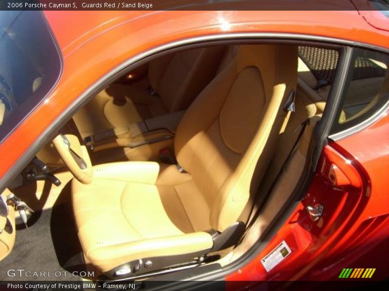 Guards Red / Sand Beige 2006 Porsche Cayman S